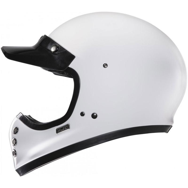 HJC V60 Solid Integralhelm Motorrad weiß