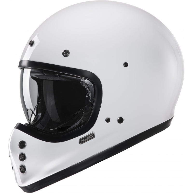 HJC V60 Solid Integralhelm Motorrad weiß