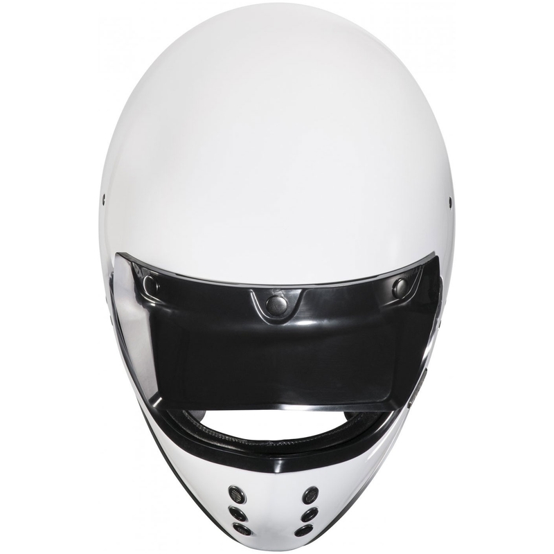 HJC V60 Solid Integralhelm Motorrad weiß