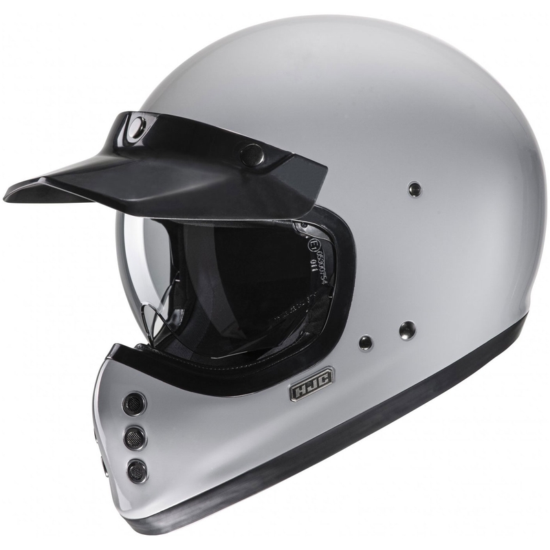 HJC V60 Solid Integralhelm Motorrad grau