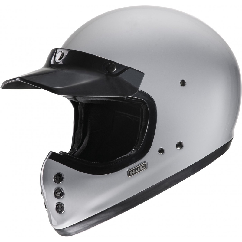 HJC V60 Solid Integralhelm Motorrad grau
