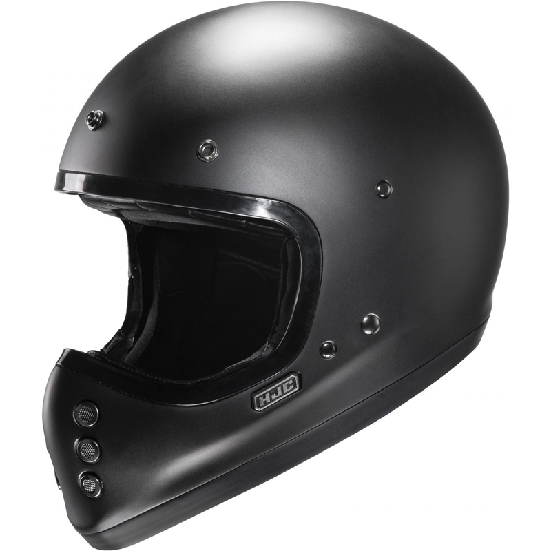 HJC V60 Solid halbflacher Integralhelm Motorrad schwarz