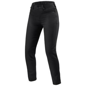 Revit Marzia Skinny short Damen Motorradjeans Schwarz