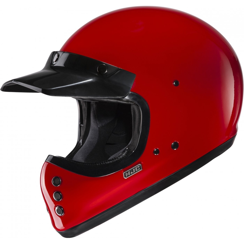 Integralhelm Motorrad HJC V60 Solid tiefrot
