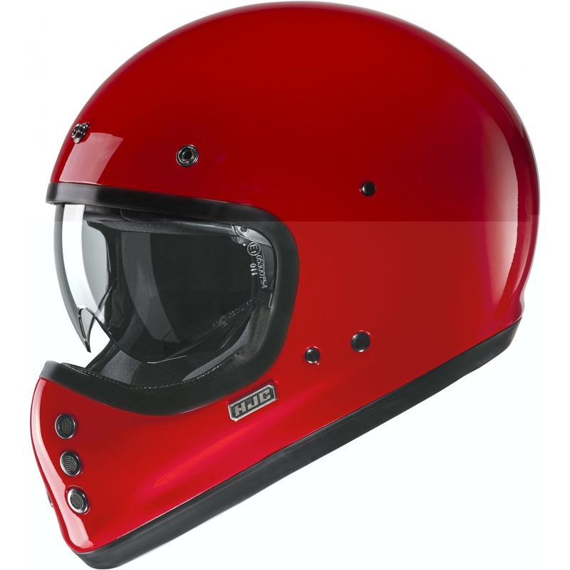 Integralhelm Motorrad HJC V60 Solid tiefrot