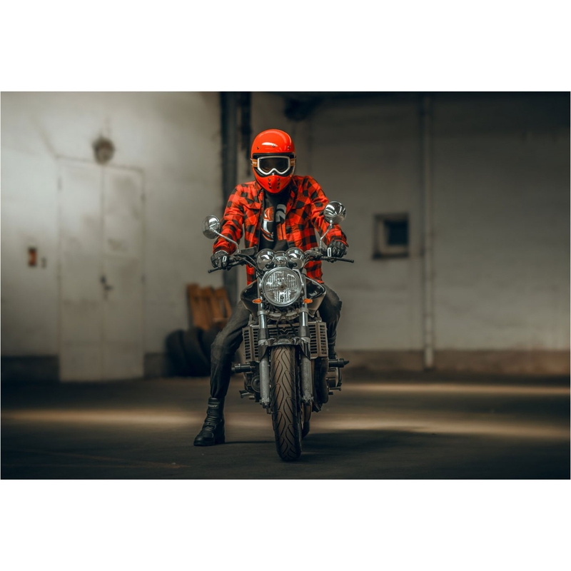Integralhelm Motorrad HJC V60 Solid tiefrot