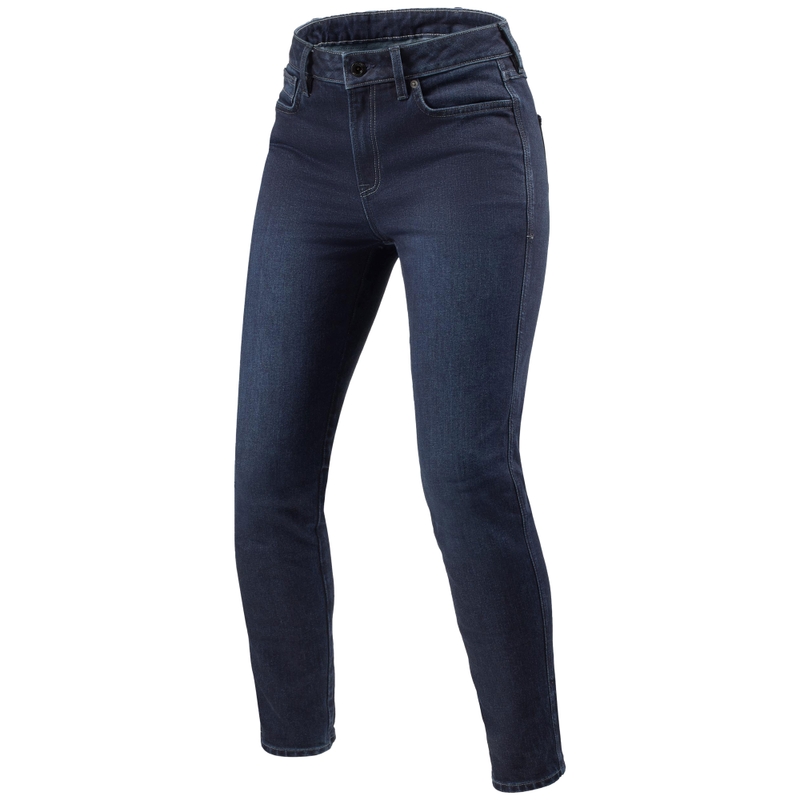 Revit Marzia Skinny short Damen Motorradjeans - Blau