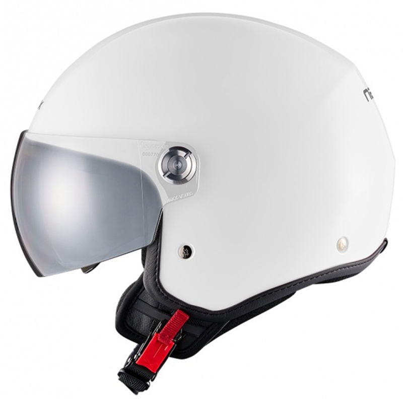 Bell Mag-9 Motorradhelm Offenes Gesicht - Schwarz Glänzend, DOT-zertifiziert, Mit Visiermöglichkeiten, Für Sena/Cardo Kommunikation