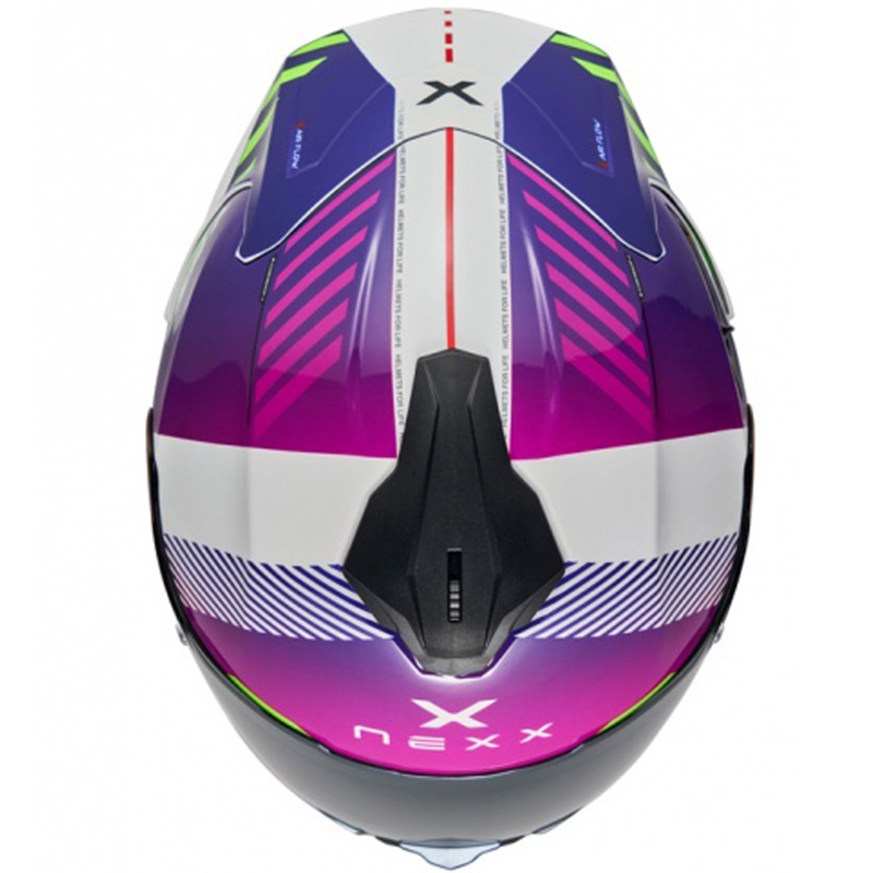 NEXX Y.100R Fade Integralhelm Motorrad lila-weiß Ausverkauf