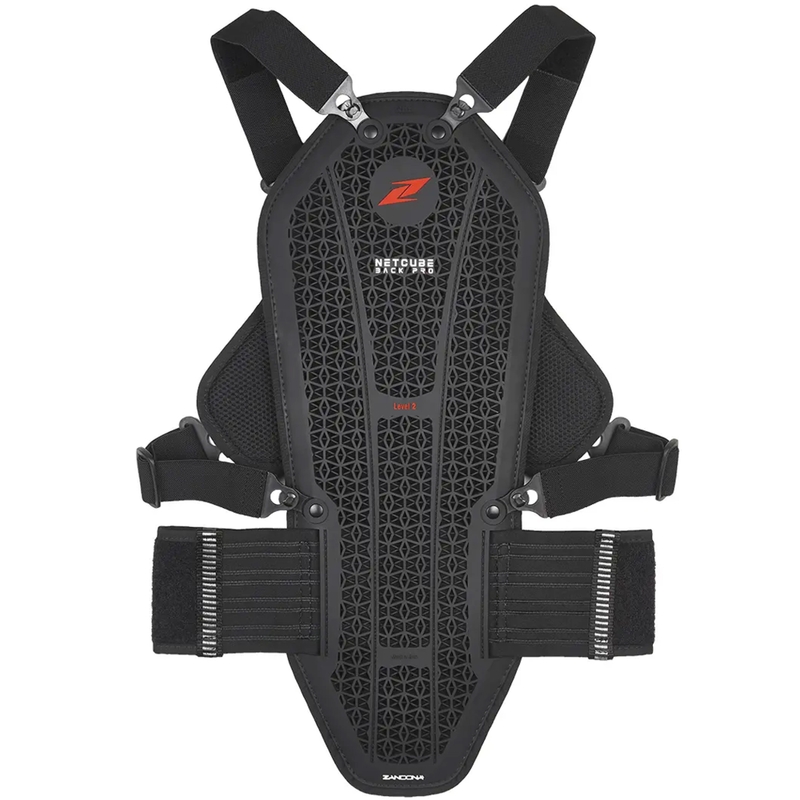 Kinder Wirbelsäulen- und Brustschutz Zandona Netcube Armour X7 schwarz 121 - 135 cm