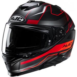 Integralhelm Motorrad HJC i71 Iorix MC1SF schwarz-rot