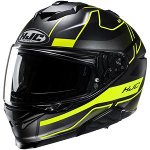 Integralhelm Motorrad HJC i71 Iorix MC3HSF schwarz-fluo gelb