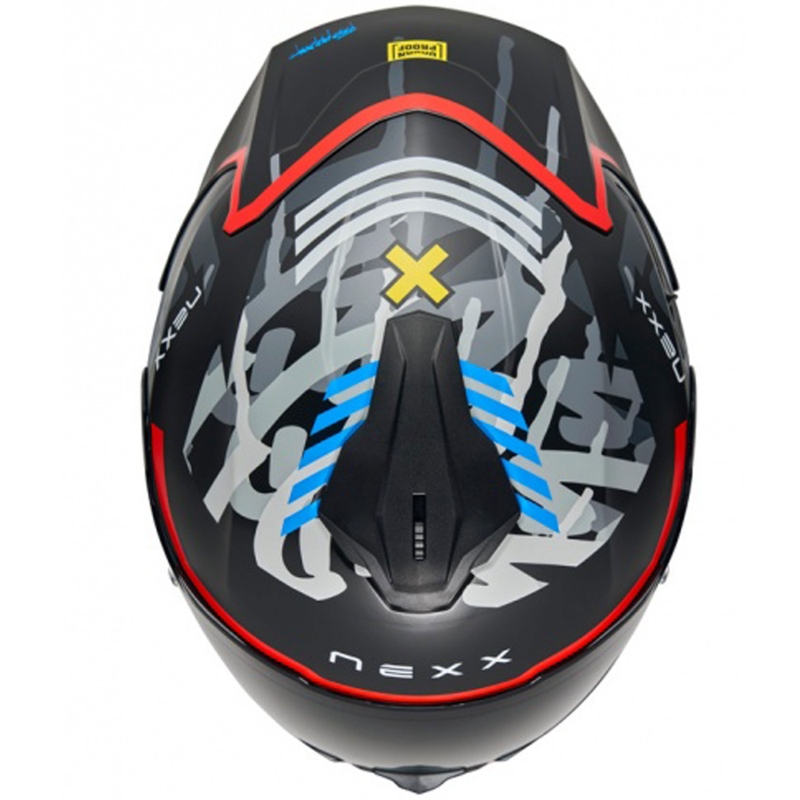 Integralhelm Motorrad NEXX Y.100R Urbangram schwarz-rot Ausverkauf