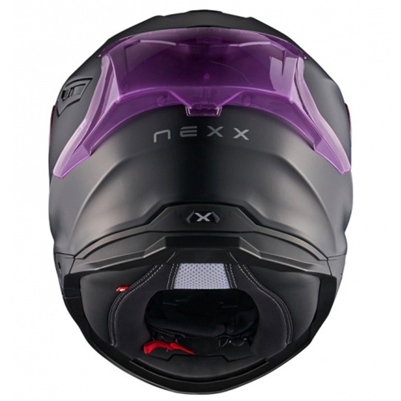 Integralhelm Motorrad NEXX Y.100R Subsonic matt schwarz-pink Ausverkauf