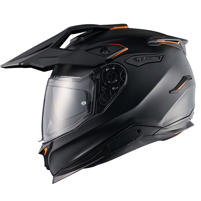 Enduro-Motorradhelm NEXX Y.TRAVL Plain mattschwarz Ausverkauf