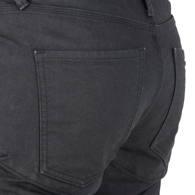 Oxford Original Approved AAA Slim Jeans Schwarze Motorradjeans