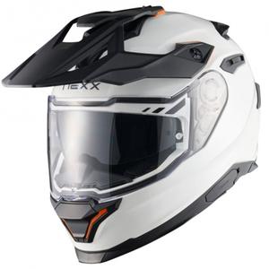 Enduro Motorradhelm NEXX Y.TRAVL Plain weiß