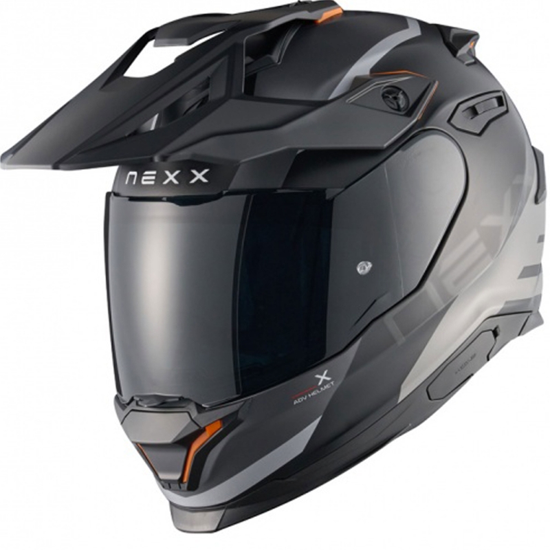 Enduro Motorradhelm NEXX Y.TRAVL Quest matt schwarz-grau