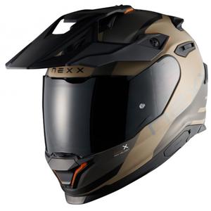 Enduro Motorradhelm NEXX Y.TRAVL Quest matt sand-schwarz