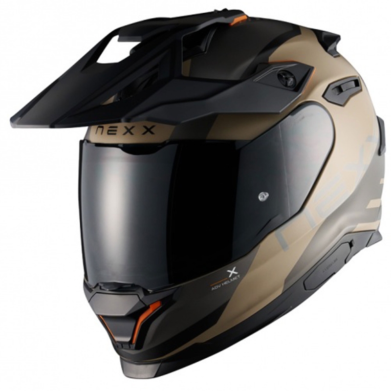 Enduro Motorradhelm NEXX Y.TRAVL Quest matt sand-schwarz
