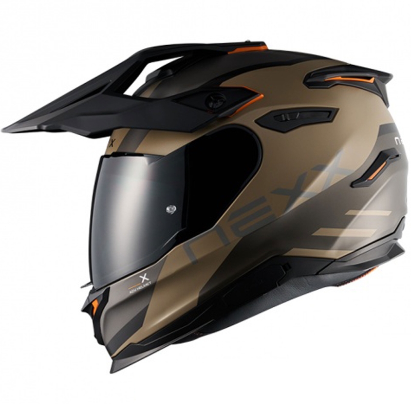 Enduro Motorradhelm NEXX Y.TRAVL Quest matt sand-schwarz