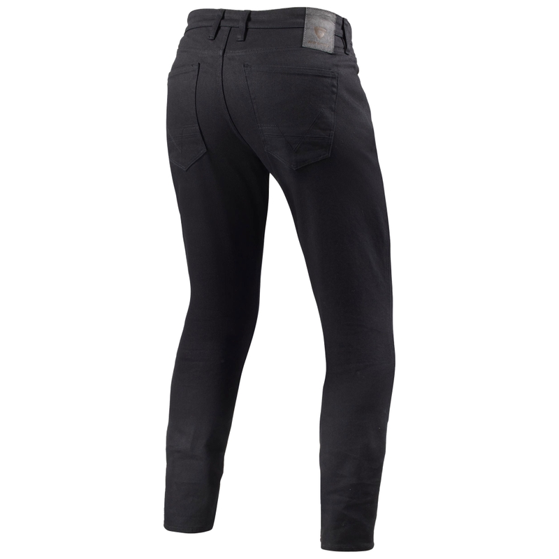 Revit Kai Skinny Long Motorradjeans Schwarz