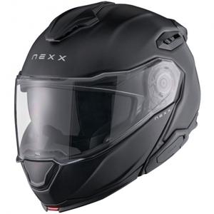 Klapphelm für Motorrad Nexx X.Lifetour Plain mattschwarz