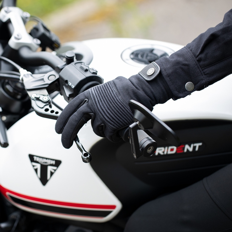 Damen Motorradhandschuhe Oxford Kickback schwarz
