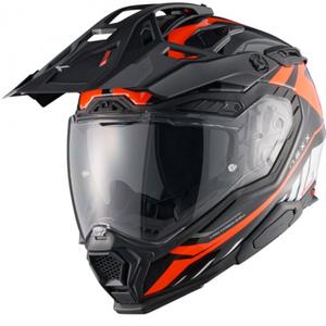 Enduro Motorradhelm Nexx X.WED3 Gobi orange-weiß