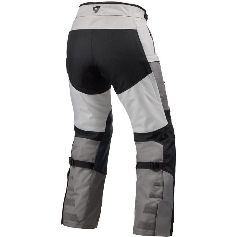 Revit Sand 5 H2O Damen verlängerte Motorradhose silber-schwarz