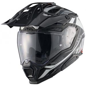 Enduro-Motorradhelm Nexx X.WED3 Gobi weiß-grau