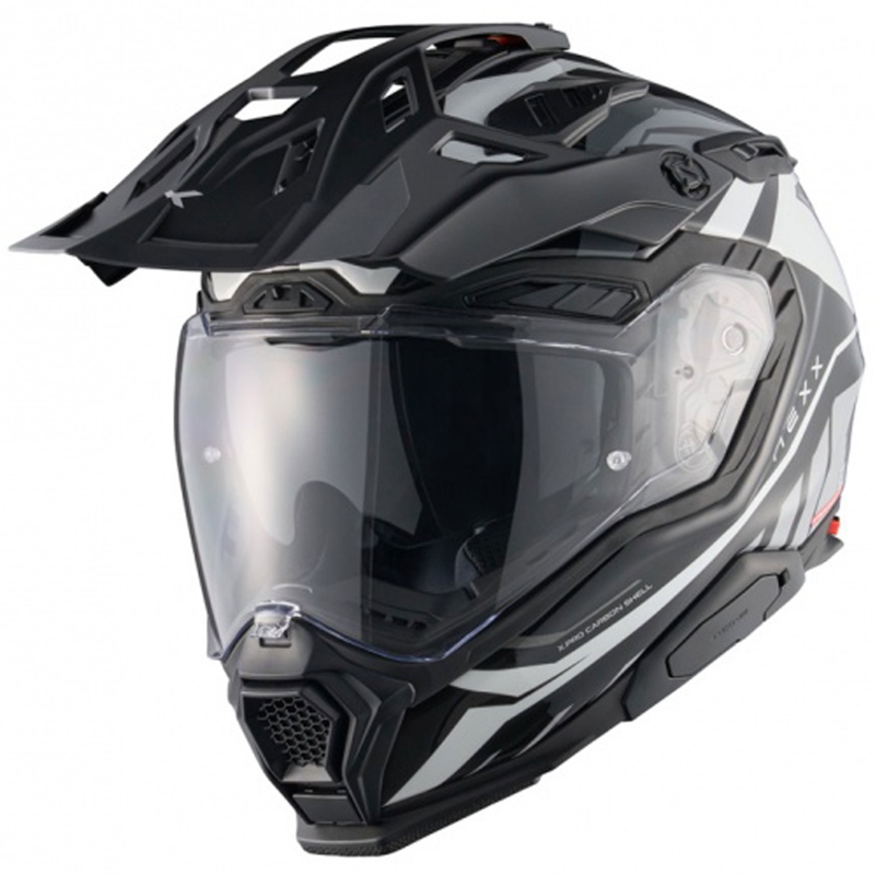 Enduro-Motorradhelm Nexx X.WED3 Gobi weiß-grau Ausverkauf