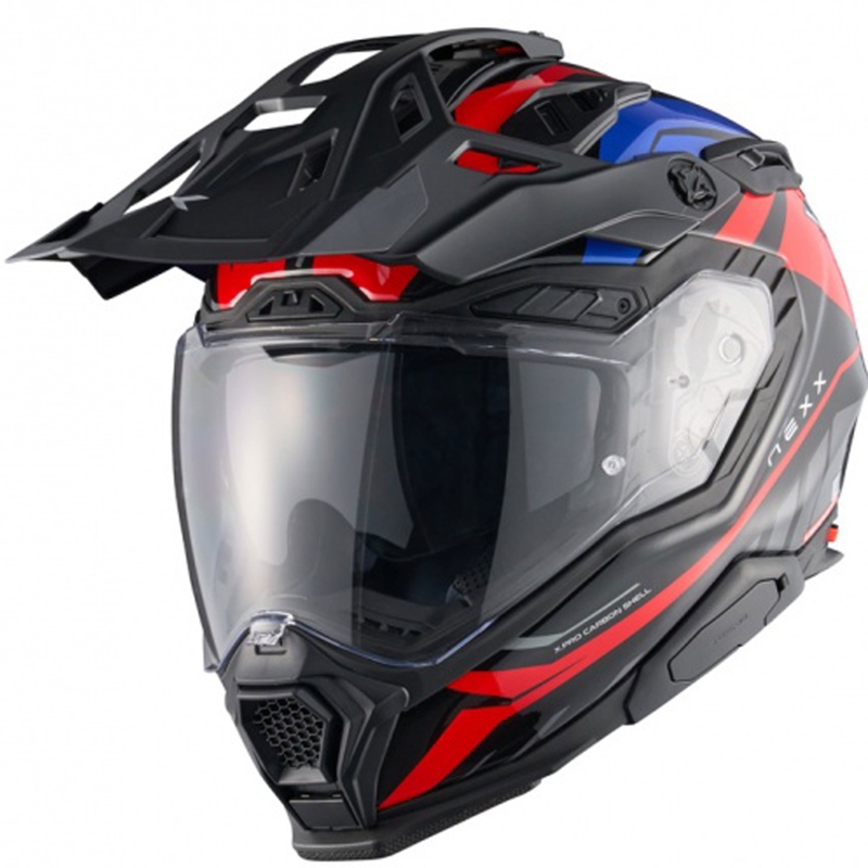 Enduro Motorradhelm Nexx X.WED3 Gobi blau-rot