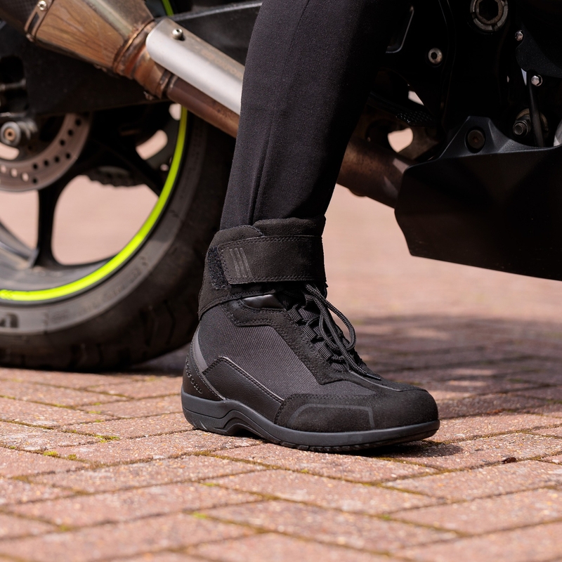 Damen Motorradstiefel Oxford Spartan Air schwarz