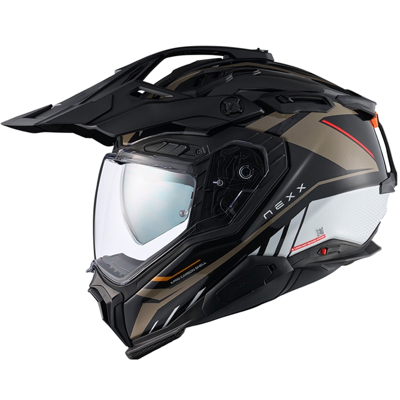Enduro Motorradhelm Nexx X.WED3 Gobi sand-weiß