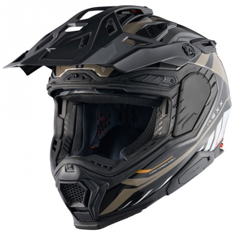 Enduro Motorradhelm Nexx X.WED3 Gobi sand-weiß