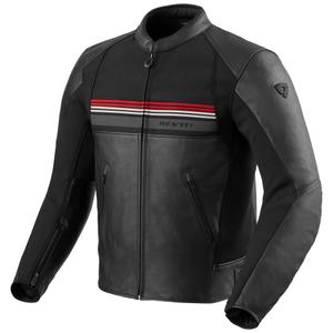 Revit Mile 2 Motorradjacke schwarz-rot