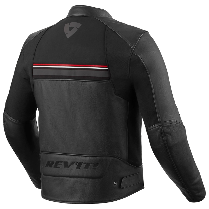 Revit Mile 2 Motorradjacke schwarz-rot