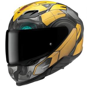 Integralhelm Motorrad HJC F71 Bumblebee Hasbro MC3SF schwarz-grau-gelb