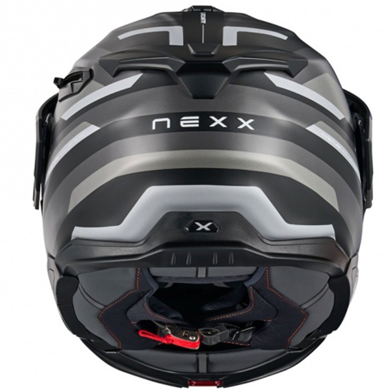 Klapphelm Motorrad Nexx X.Lifecountry Westbound matt schwarz-grau
