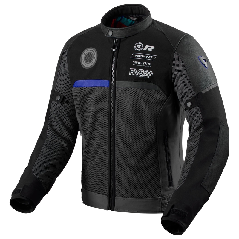 Revit Swiftblade Motorradjacke schwarz-blau