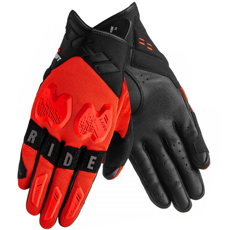 Motorradhandschuhe Shima Drift rot-schwarz