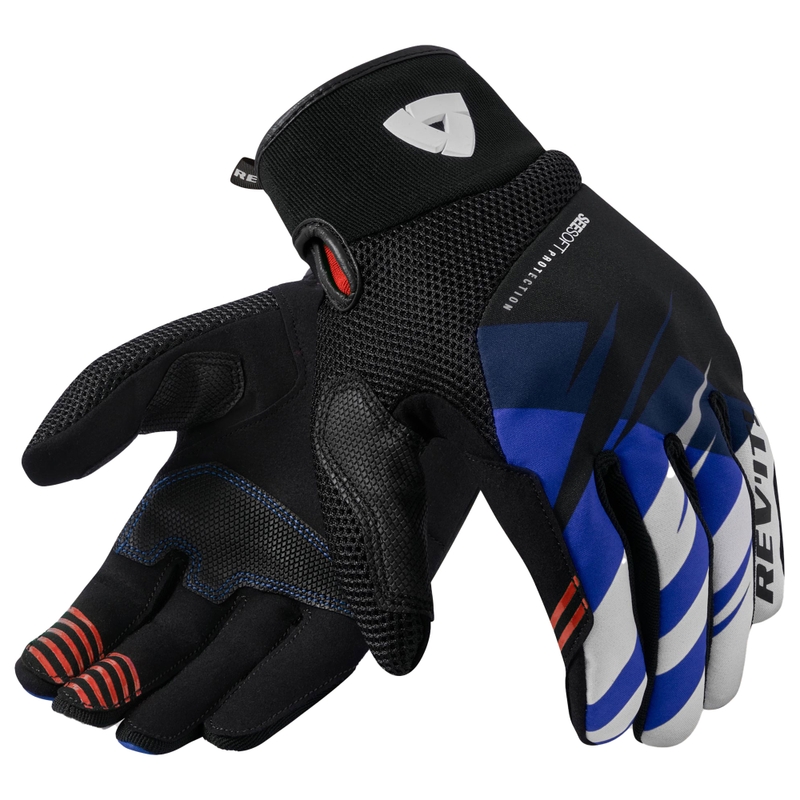Revit Surge Motorradhandschuhe schwarz-blau