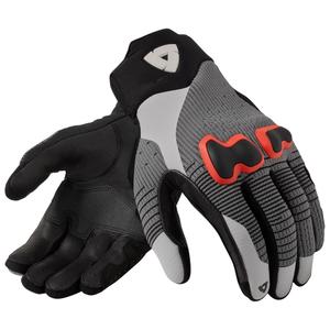Revit Kinetic 2 Motorradhandschuhe grau-rot