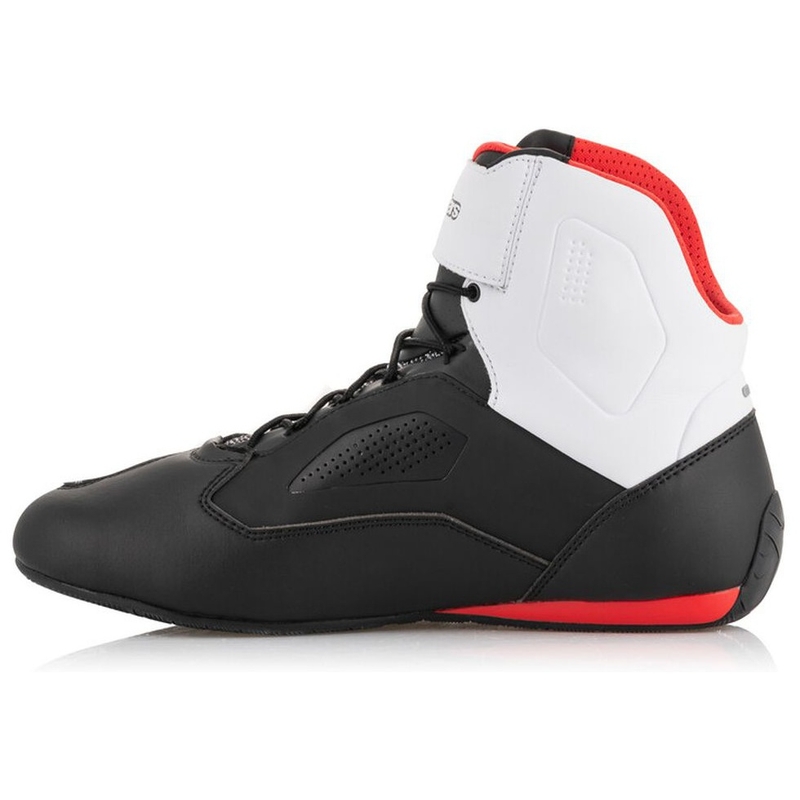 Motorradstiefel Alpinestars Faster 3 Rideknit Schwarz-Weiß-Rot