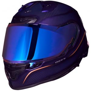 Nexx X.R3R Hagibis Carbon Integralhelm Motorrad lila