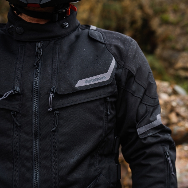 Oxford Advanced Rockland Dry2Dry Motorradjacke Schwarz