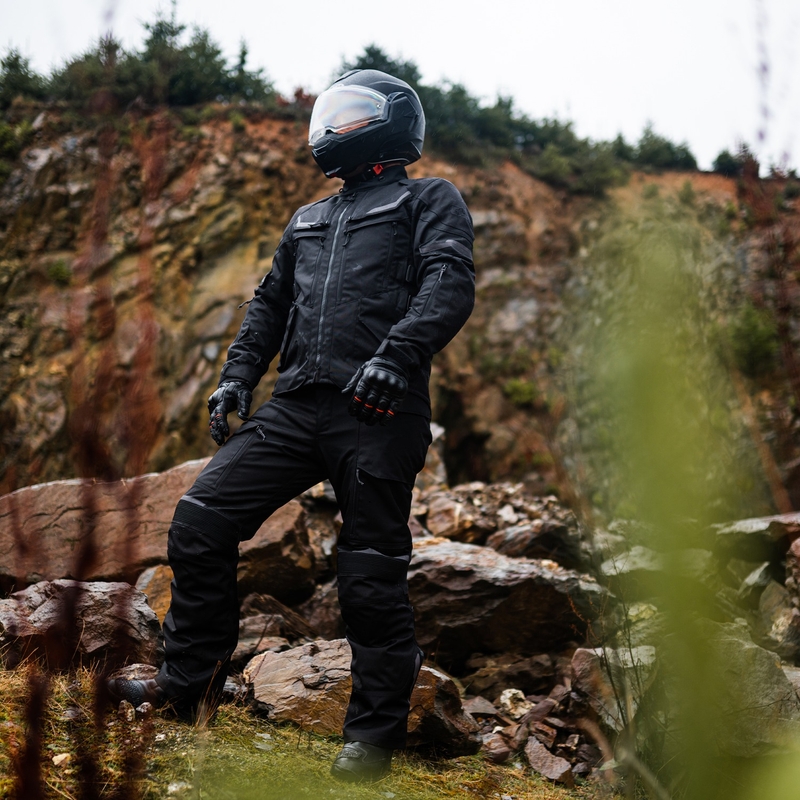 Oxford Advanced Rockland Dry2Dry Motorradjacke Schwarz