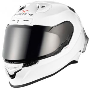 Nexx X.R3R Plain Integralhelm Motorrad Weiß