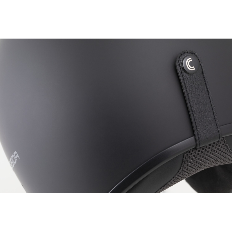 Motorradhelm Cassida Oxygen 2.0 Solid Mattschwarz-Dunkelgrau